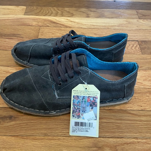Toms Mens Desert Oxfords - Picture 2 of 6